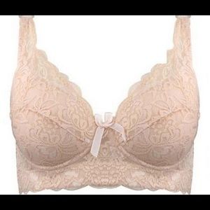NWT Women’s 38D cup lace cotton gather bra